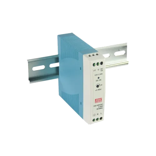 Блок живлення MeanWell MDR-20-12 (1.67А для монтажа на DIN рейку)