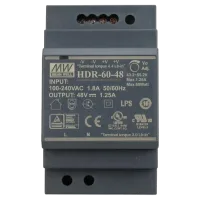 Блок живлення Mean Well HDR-60-48 48B 1.25А для монтажа на DIN рейку
