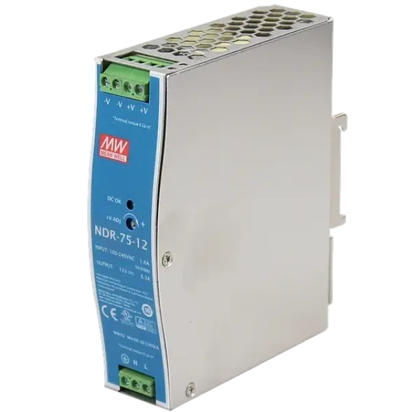 Блок живлення Mean Well NDR-75-12 12В 6.3А