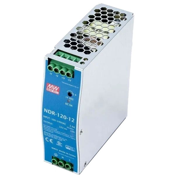 Блок живлення Mean Well NDR-120-12 120Вт 10A 12В на DIN-рейку