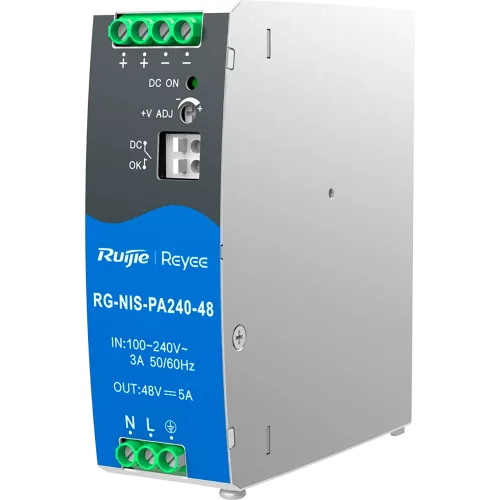 Джерело живлення AC/DC 240 Вт на DIN-рейку Ruijie RG-NIS-PA240-48