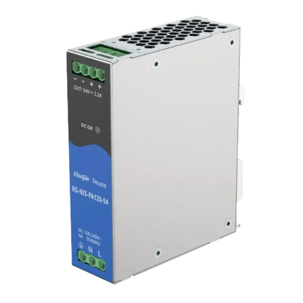 Блок живлення Ruijie RG-NIS-PA120-54 AC/DC 54В 2.2А 120 Вт на DIN-рейку