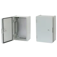 Щит з монтажною панеллю,опалові двері IP 65 ERKA 022