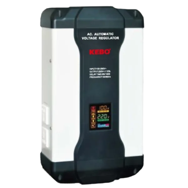 Стабілізатор напруги релейний KEBO BDR-1500VA 900W 2xShuko