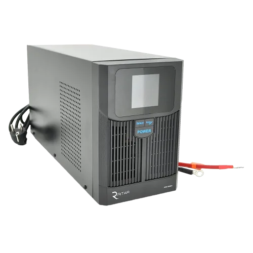 ДБЖ з правильною синусоїдою під зовнішній АКБ RITAR RTSW-1500 LCD 1500VA 24В