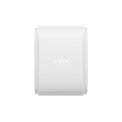 Бездротовий вуличний двонаправлений датчик руху «штора» Ajax DualCurtain Outdoor білий