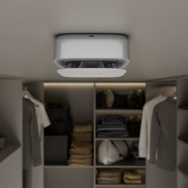 Датчик тепла та чадного газу Ajax FireProtect 2 SB (Heat/CO) White з незмінними батареями