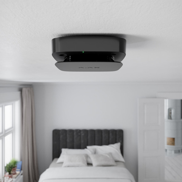 Датчик тепла та чадного газу Ajax FireProtect 2 SB (Heat/CO) Black з незмінними батареями