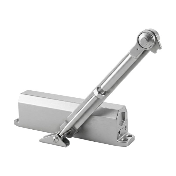 Дверний доводчик Dortec DT-65HA Silver 85-120кг з фіксацією дверей у відчиненому положенні