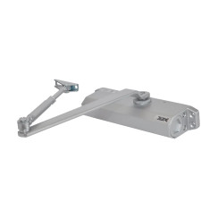 Дверний доводчик Dortec DT-516H Silver з фіксацією дверей у відчиненому положенні