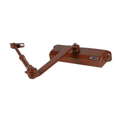 Дверний доводчик Dortec DT-516H Brown з фіксацією дверей у відчиненому положенні