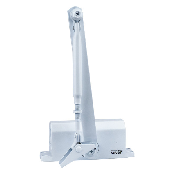 Дотягувач дверей 45 кг SEVEN DC-7741 white