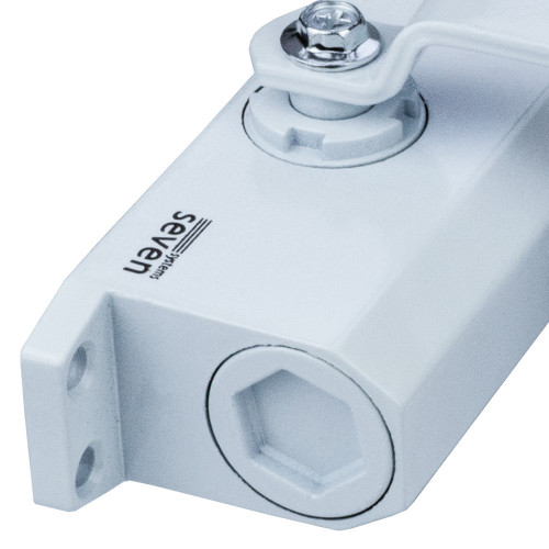 Дотягувач дверей 45 кг SEVEN DC-7741 white