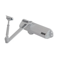 Дверний доводчик Dortec DT-83H White з фіксацією дверей у відчиненому положенні