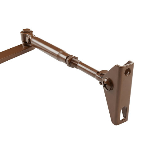 Коліно для доводчиків Dortec DT65ARM Brown з фіксацією дверей у відчиненому положенні