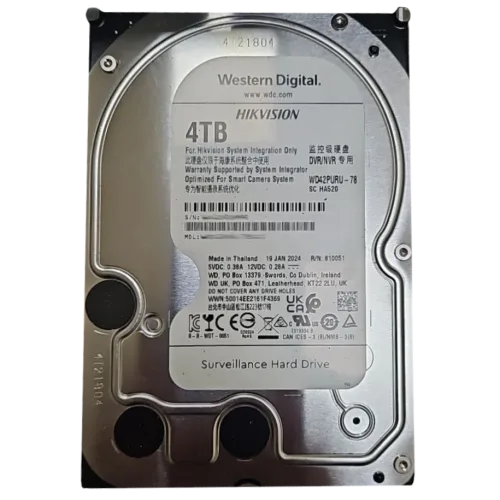 Жорсткий диск внутрішній Western Digital WD42PURU-78 4Тб