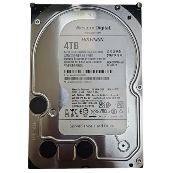 Жорсткий диск внутрішній Western Digital WD42PURU-78 4Тб
