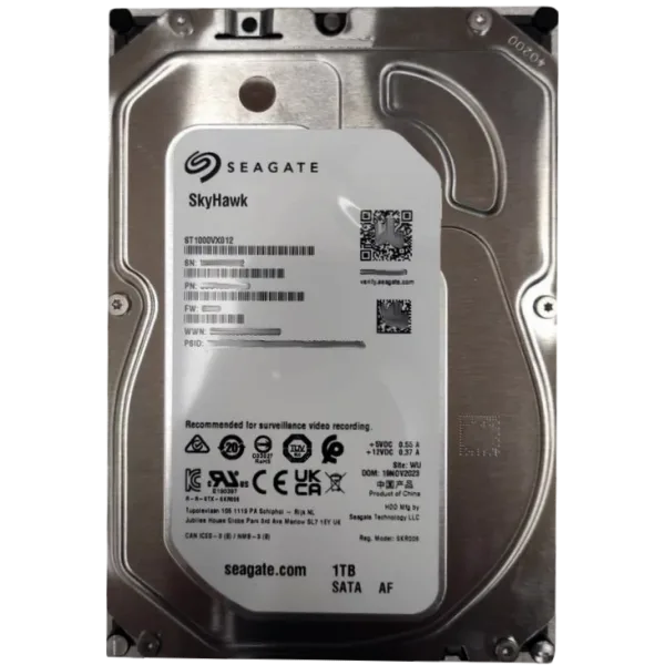 Жорсткий диск внутрішній Seagate SkyHawk ST1000VX012 1Тб
