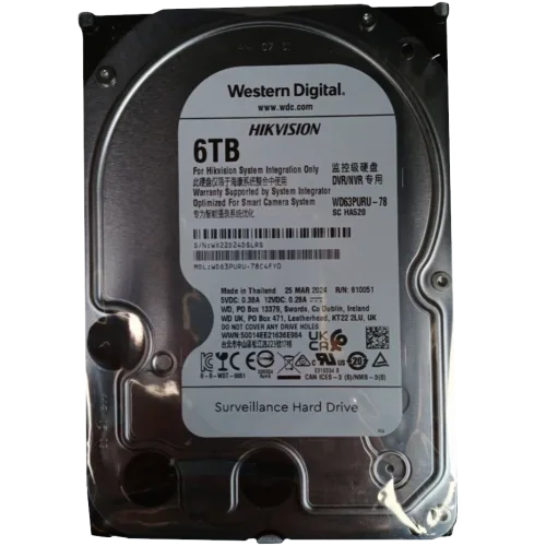 Жорсткий диск внутрішній Western Digital WD63PURU-78 6Тб