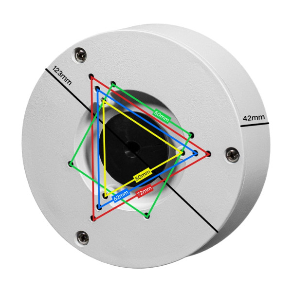 Монтажна коробка Light Vision VLC-09BXD(M), метал, 123*42 мм