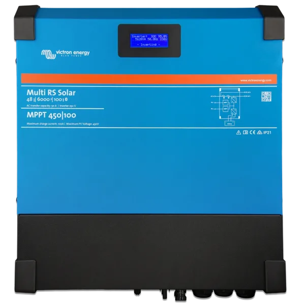 Інвертор Victron Energy Multi RS Solar 48/6000/100-450/80 сонячний однофазний чиста синусоїда
