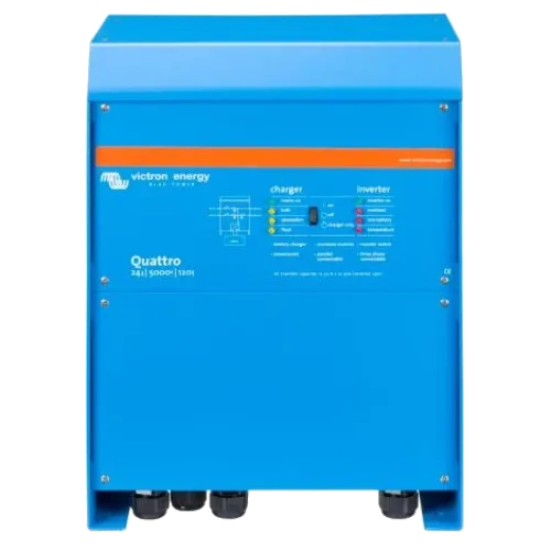 Інвертор VictronEnergy Quattro 24/5000/120-100/100 однофазний чиста синусоїда