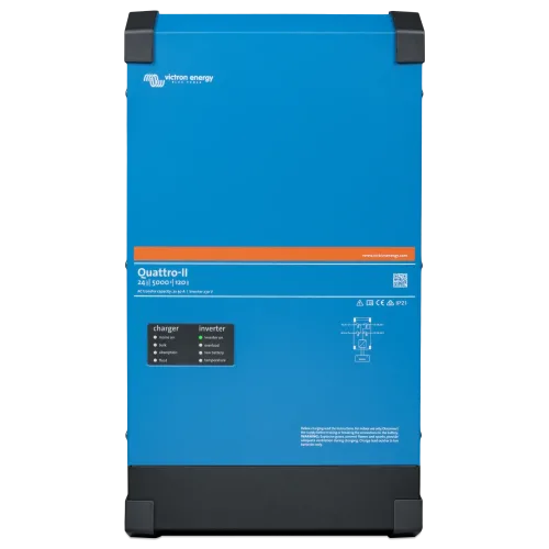 Інвертор VictronEnergy Quattro-II 24/5000/120-50/50 однофазний чиста синусоїда