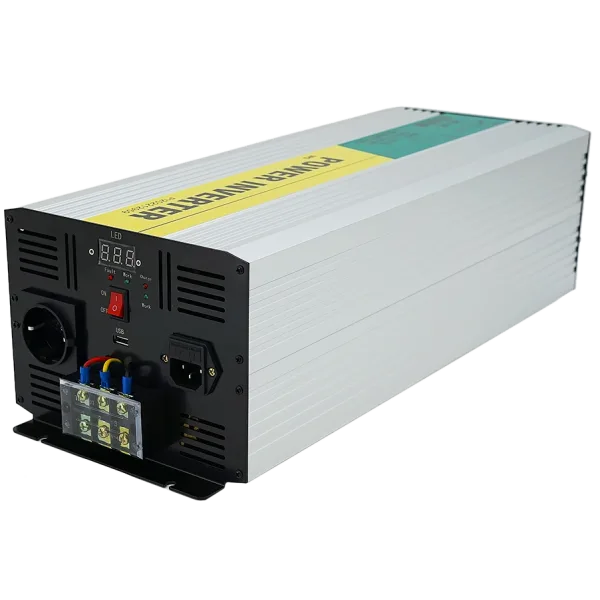 Інвертор напруги 12V/220V, 4000W з правильною синусоїдою RITAR RSCU-4000
