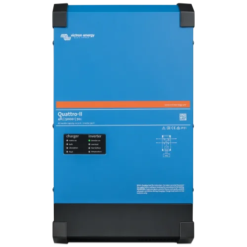 Інвертор VictronEnergy Quattro-II 48/5000/70-50/50 однофазний чиста синусоїда