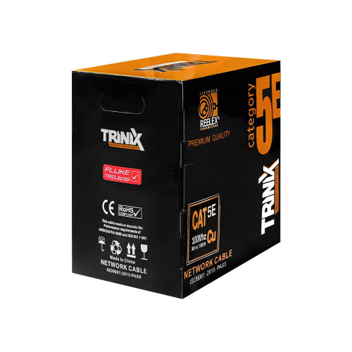 Кабель вита пара FTP CAT5E CU 0.51mm LDPE Outdoor Trinix 305m
