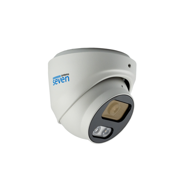 IP-відеокамера 2 Мп SEVEN IP-7212PA-DL white 2,8 мм з розумним подвійним підсвічуванням