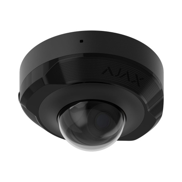IP-відеокамера 5Mp Ajax DomeCam Mini (5 Mp/2.8 mm) (8EU) ASP Black f=2.8mm з мікрофоном