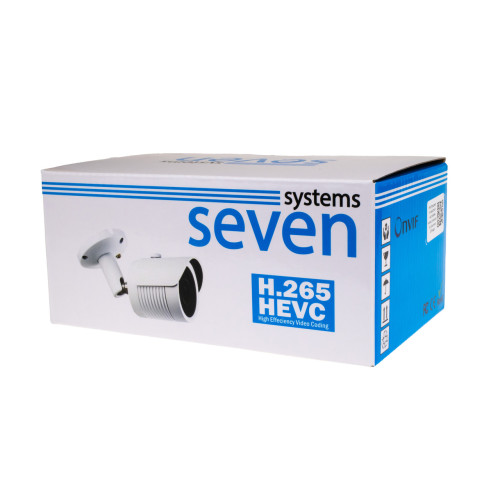IP-відеокамера 2 Мп вулична SEVEN IP-7222PA white 4 мм