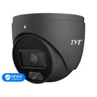 IP-відеокамера 2Mp TVT TD-9524S4L-C(D/PE/AW1) Black f=2.8mm, ІЧ+LED-підсвічування, з мікрофоном
