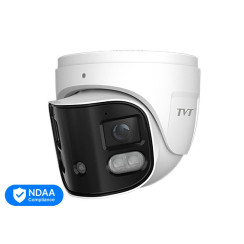 IP-відеокамера панорамна 4Mp*2 TVT TD-9585E3B-DP f=2.8mm, ІЧ+LED підсвічування, 2 мікрофони