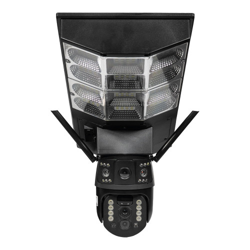 IP PTZ-відеокамера автономна з WiFi, прожектором та сонячною панеллю 3Mp+3Mp+3Mp Light Vision VLC-1030WIA10ZL/2C (Lamp+Solar) f=4mm, на акумуляторних батареях