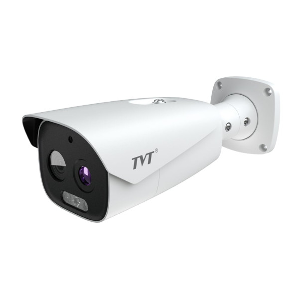Тепловізійна IP-відеокамера TVT TD-5433E1-VT(19/PE) Thermal 384*288 f=19mm Optical 5Mp f=12mm