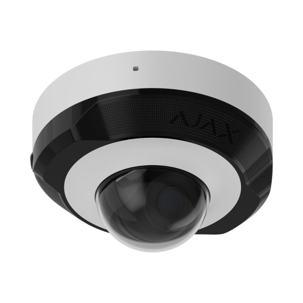 IP-відеокамера 8Mp Ajax DomeCam Mini (8 Mp/4 mm) (8EU) ASP White f=4mm з мікрофоном