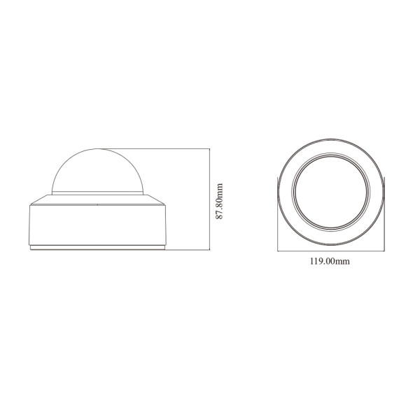 IP-відеокамера 5Mp TVT TD-9551E3B-A (D/PE/AR2) f=2.8mm з мікрофоном