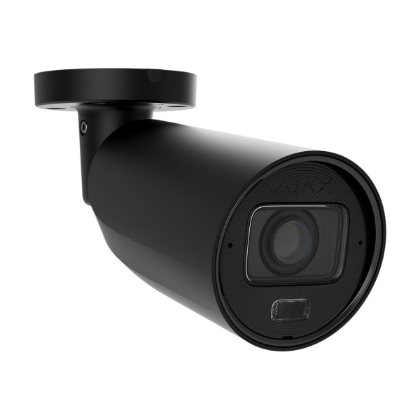 IP-відеокамера 8Mp Ajax BulletCam HLVF (8 Mp) Black f=2.8-12mm, ІЧ+LED-підсвічування, з мікрофоном