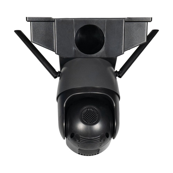 IP PTZ-відеокамера автономна з WiFi, прожектором та сонячною панеллю 3Mp+3Mp+3Mp Light Vision VLC-1030WIA10ZL/2C (Lamp+Solar) f=4mm, на акумуляторних батареях