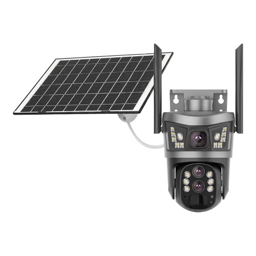 IP PTZ-відеокамера автономна з 4G та сонячною панеллю 3Mp+3Mp Light Vision VLC-9530IG10Z/2C3S (Solar) f=4+8mm, на акумуляторних батареях
