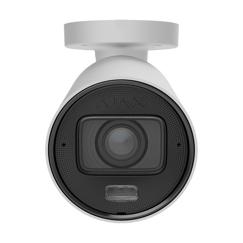 IP-відеокамера 8Mp Ajax BulletCam HLVF (8 Mp) White f=2.8-12mm, ІЧ+LED-підсвічування, з мікрофоном