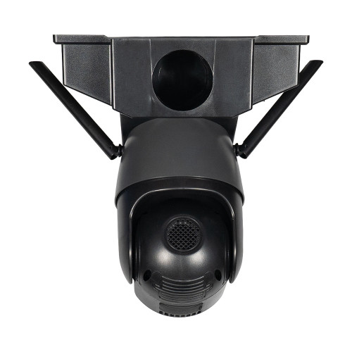 IP PTZ-відеокамера автономна з 4G, прожектором та сонячною панеллю 3Mp+3Mp+3Mp Light Vision VLC-1030IG10ZL/2C (Lamp+Solar) f=4mm, на акумуляторних батареях