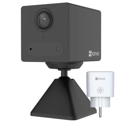Комплект камера та розетка Ezviz CS-CB2 (1080P,BK)+CS-T30-10B-EU