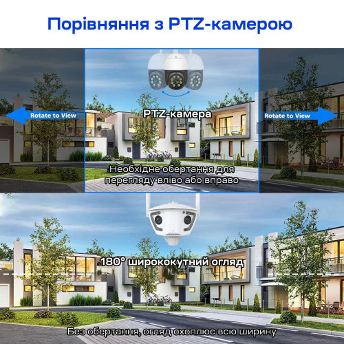 IP-відеокамера з WiFi 2Mp+2Mp Light Vision VLC-4482WI(Camhi Pro) f=3.6mm, ІЧ+LED-підсвічування, з мікрофоном
