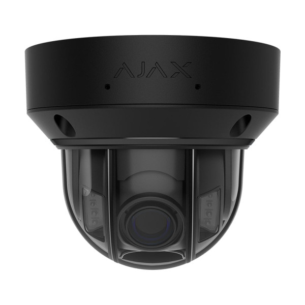 IP-відеокамера 5Mp Ajax DomeCam HLVF (5 Mp) Black f=2.8-12mm, ІЧ+LED-підсвічування, з мікрофоном