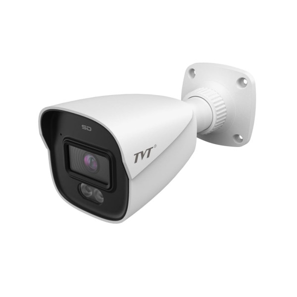 IP-відеокамера 4Mp TVT TD-9441S4-C(D/PE/AW2) White f=2.8mm, ІЧ+LED-підсвічування, з мікрофоном