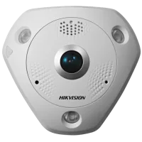 12 МП Fisheye із мікрофоном Hikvision DS-2CD63C5G0E-IVS(B) (2мм)