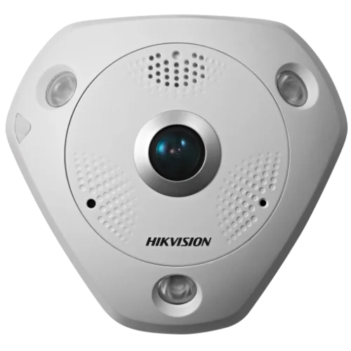 12 МП Fisheye із мікрофоном Hikvision DS-2CD63C5G0E-IVS(B) (2мм)